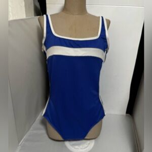 Miraclesuit Vibrant Blue and White Swimwear